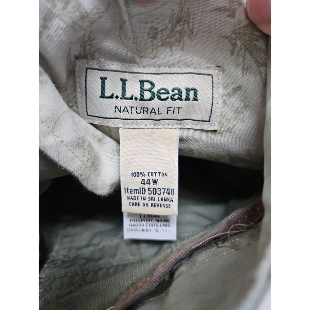 LL Bean Shorts Mens 44  Cargo Utility Pockets Outdoor Casual Hiking